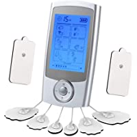 CARYWON Masajeador Electroestimulador Digital EMS TENS Masaje Recargable 16 Modos 8 Pads 2 Canales Estimulador Muscular…